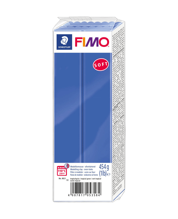 Image of Fimo Soft FIMO Grossblock, brilliantblau Knete