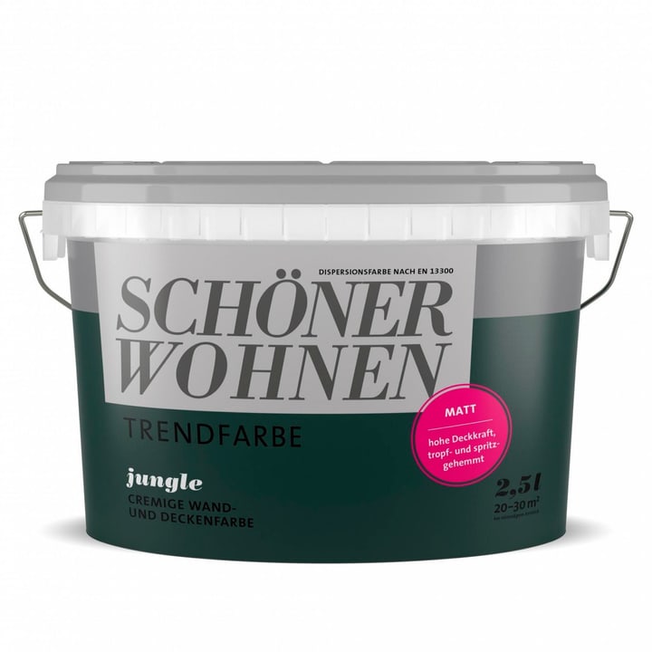 Image of Schöner Wohnen Trendfarbe Matt Jungle 2.5 l Wandfarbe bei Do it + Garden von Migros