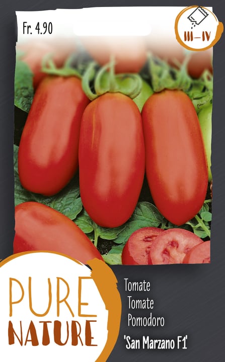 Image of Tomate 'San Marzano F1' früh 30 Korn Gemüsesamen bei Do it + Garden von Migros