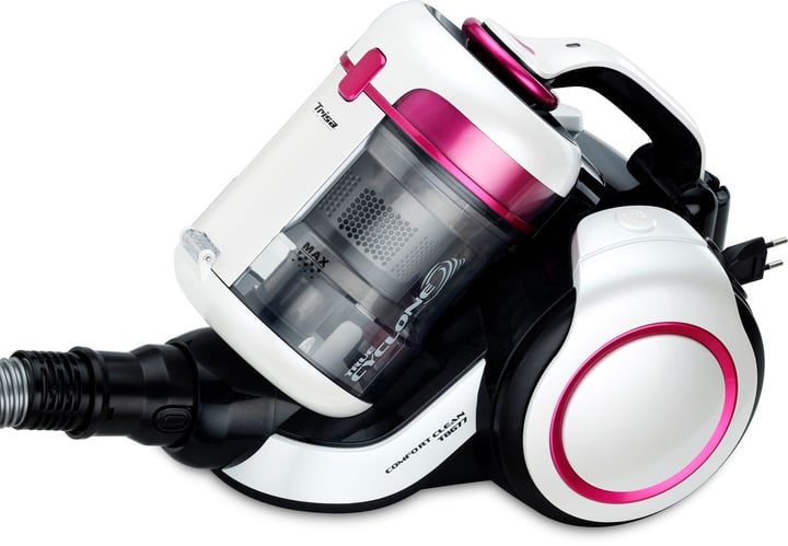 Trisa Electronics Comfort Clean T8673 sans Sac blanc/pink Aspirateur Comfort Clean T8673 sans Sac blanc/pink Aspirateur Trisa Electronics 785300145641 Photo no. 1