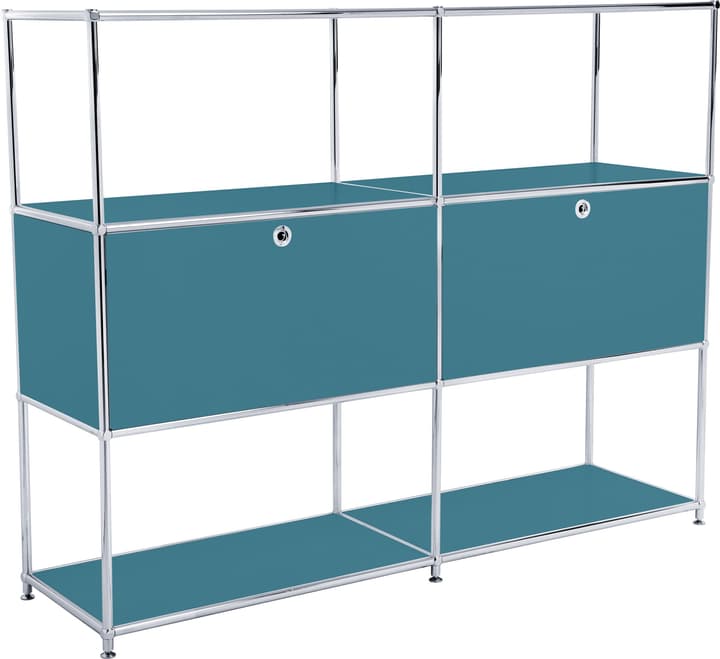 FLEXCUBE Highboard FLEXCUBE Highboard 401814820366 Grösse B: 152.0 cm x T: 40.0 cm x H: 118.0 cm Farbe Petrol Bild Nr. 1