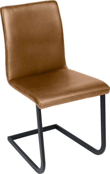 SANTORO Chaise en porte-à-faux SANTORO Chaise en porte-à-faux 402355700069 Dimensions L: 43.0 cm x P: 55.0 cm x H: 86.0 cm Couleur Camel Photo no. 1