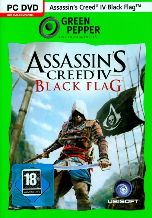 PC - Green Pepper: Assassin's Creed 4 - Black Flag Fisico (Box) PC - Green Pepper: Assassin's Creed 4 - Black Flag Fisico (Box) 785300121886 N. figura 1