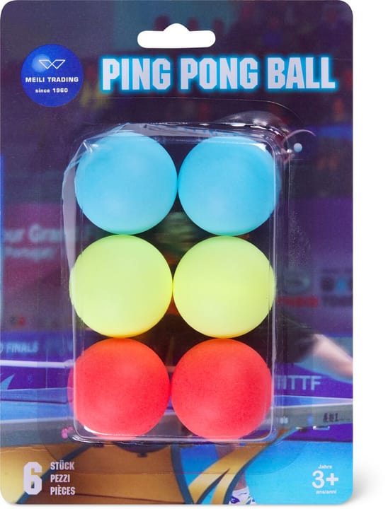 Set di 6 palline da Ping Pong Set di 6 palline da Ping Pong 743354500000 N. figura 1