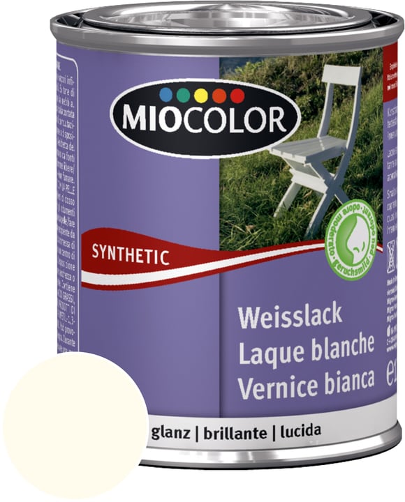 Image of Miocolor Synthetic Weisslack glanz altweiss 125 ml bei Do it + Garden von Migros