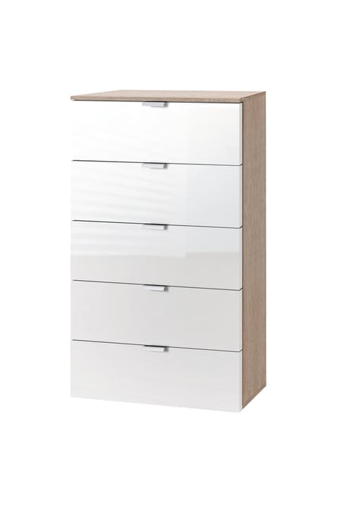 ORSON Kommode ORSON Kommode 404482800000 Grösse B: 50.0 cm x T: 42.0 cm x H: 100.0 cm Farbe Hochglanz weiss Bild Nr. 1