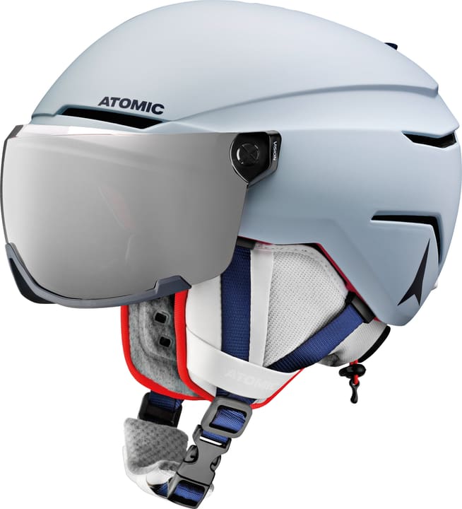 Atomic Savor Visor JR Casque de sports d'hiver Savor Visor JR Casque de sports d'hiver Atomic 461898550241 Couleur bleu claire Taille 48-52 Photo no. 1