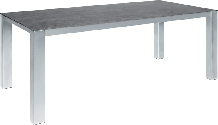 KANO céramique Table KANO céramique Table 753185200080 Taille L: 180.0 cm x L: 85.0 cm x H: 74.0 cm Couleur Grigio Struttura Photo no. 1