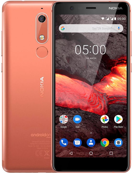 Nokia 2.1 Dual SIM 8GB Blue/Copper Smartphone 2.1 Dual SIM 8GB Blue/Copper Smartphone Nokia 785300138410 Bild Nr. 1
