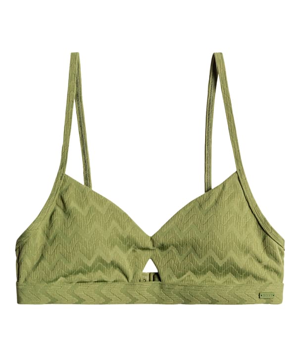Image of Roxy Current Coolness Bralette Bikini Oberteil olive