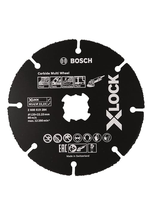 Image of Bosch Professional X-LOCK Trennscheibe Carbide Multi Wheel 125 mm bei Do it + Garden von Migros