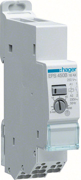 Image of Hager Minuterie-Schrittschalter 230V und 8-24V 16A Schrittschalter