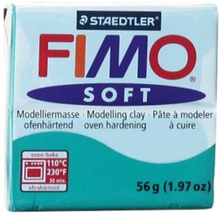 Image of Fimo Soft block smaragd Knete