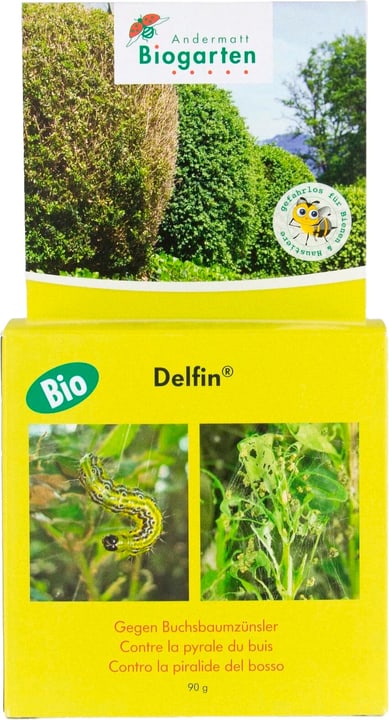 Image of Andermatt Biogarten Insektizid BIO Delfin Buchsbaumzünsler, 2 x 45 g Pflanzenschutz