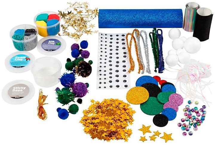 Image of Creativ Company Bastelset Kreativbox Weltraum 16-teilig