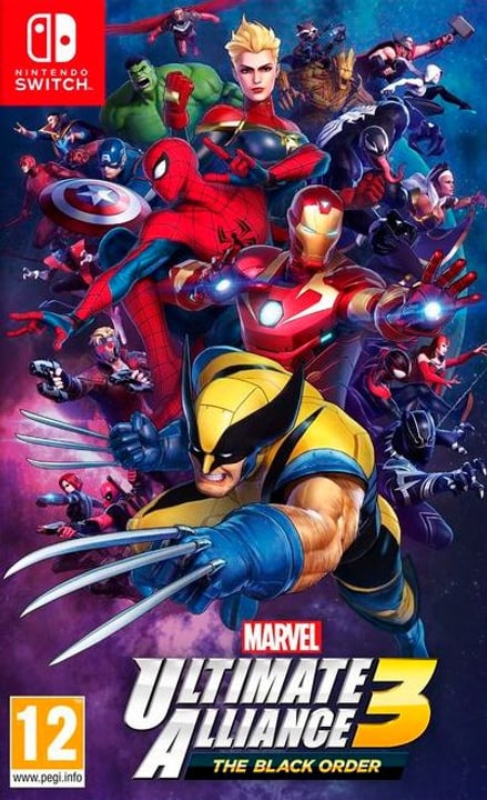 Nintendo NSW - Marvel Ultimate Alliance 3: The Black Order Box NSW - Marvel Ultimate Alliance 3: The Black Order Box Nintendo 785300145439 Langue Allemand Plate-forme Nintendo Switch Photo no. 1