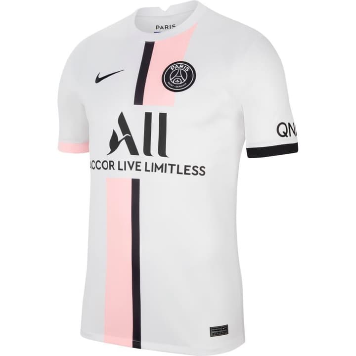 Image of Nike Paris St. Germain Away Replika 21/22 Fussball Clubshirt weiss