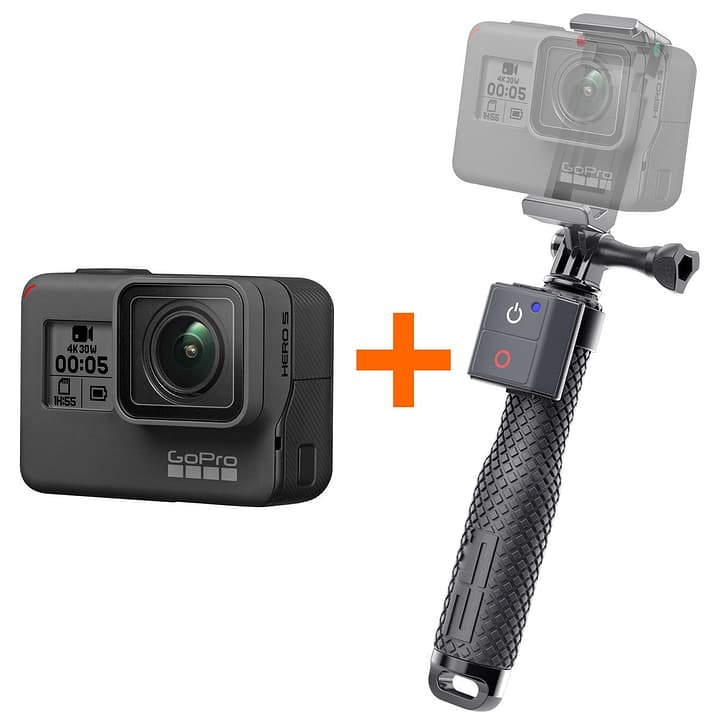 GoPro Hero5 Black+SP Remote Selfie Bundle Actioncam Bundle Hero5 Black+SP Remote Selfie Bundle Actioncam Bundle GoPro 793827500000 Photo no. 1