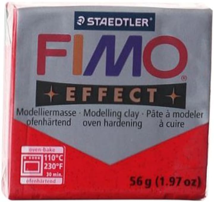 Image of Fimo Effect Soft block metallic rot Knete