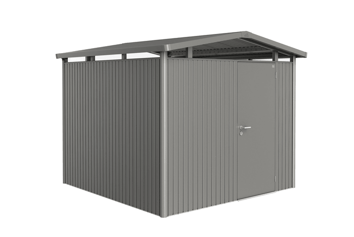 Biohort Ricovero Panorama P4 Ricovero Panorama P4 Biohort 647250900000 Colore Grigio Quartz-Metallico Copertura di tetto Tetto in lamiera zincata N. figura 1