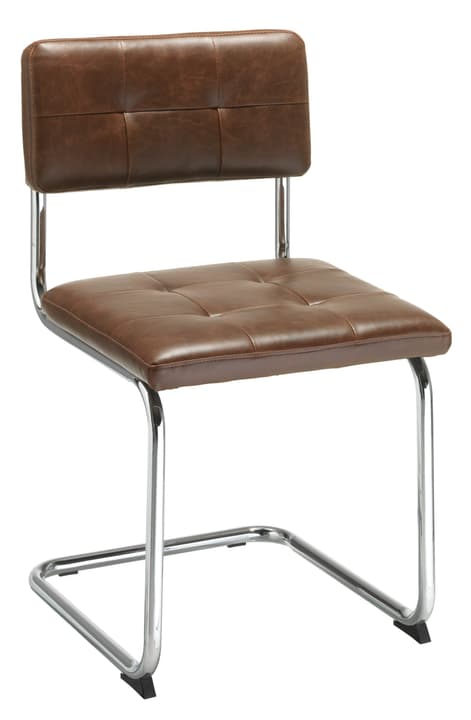 PIPPONI Freischwingerstuhl PIPPONI Freischwingerstuhl 402349500070 Grösse B: 48.5 cm x T: 52.0 cm x H: 83.0 cm Farbe Braun Bild Nr. 1