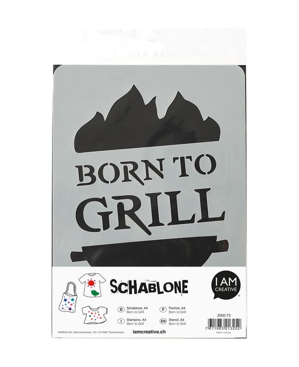 Image of Schablone DIN A4, Born to Grill bei Do it + Garden von Migros
