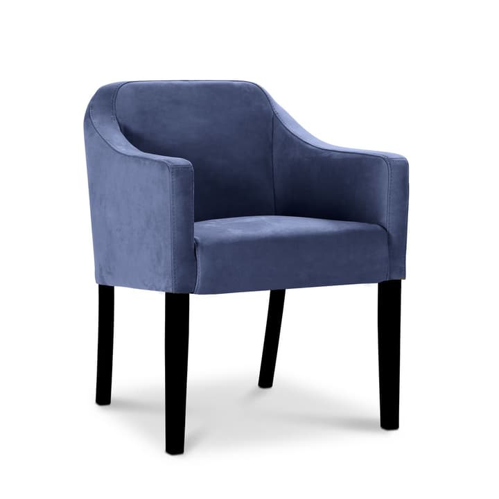 LUCAS Chaise Nubuck LUCAS Chaise Nubuck 366009639205 Dimensions L: 62.0 cm x P: 63.0 cm x H: 79.0 cm Couleur Bleu foncé Photo no. 1