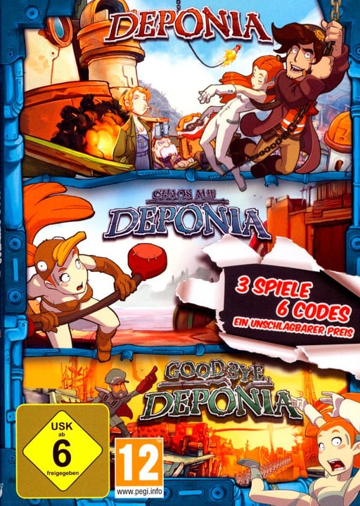 PC - Pyramide: Deponia Family Pack (D) Box PC - Pyramide: Deponia Family Pack (D) Box 785300131300 N. figura 1