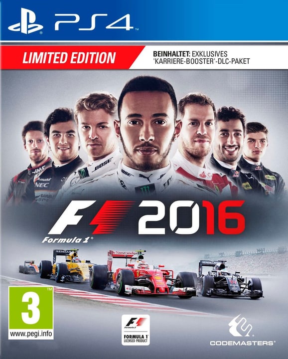 PS4 - F1 2016 (Limited Edition) Physisch (Box) PS4 - F1 2016 (Limited Edition) Physisch (Box) 785300121165 Bild Nr. 1