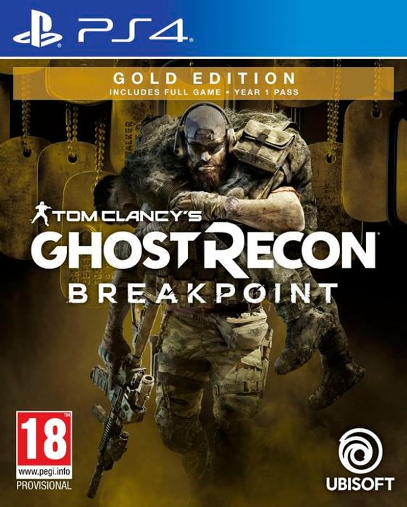 PS4 - Tom Clancy's Ghost Recon: Breakpoint - Gold Edition Box PS4 - Tom Clancy's Ghost Recon: Breakpoint - Gold Edition Box 785300144488 Photo no. 1