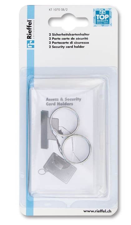 Rieffel Access & Security Card Holders, 2 pièces Porte-clés