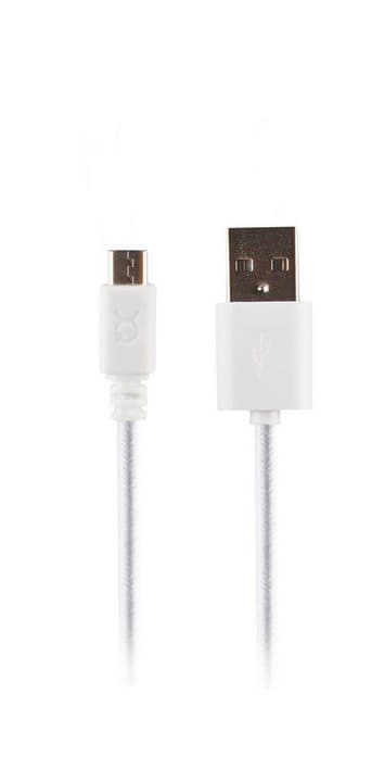 XQISIT Cotton Cable microUSB 1,8m weiss Kabel Cotton Cable microUSB 1,8m weiss Kabel XQISIT 797959900000 Bild Nr. 1