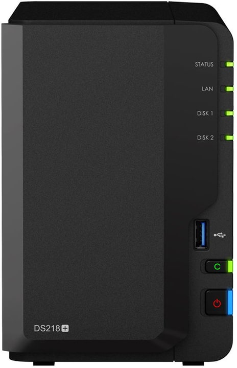 Synology DiskStation DS218+ NAS mit 2x 8TB WD Red HDD Network-Attached-Storage (NAS) DiskStation DS218+ NAS mit 2x 8TB WD Red HDD Network-Attached-Storage (NAS) Synology 785300130576 Bild Nr. 1
