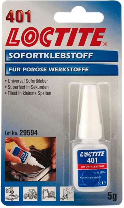 LOCTITE Adesivo 401, 1 pezzo, trasparente