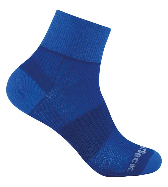 Image of Wrightsock Coolmesh II Quarter Socken blau