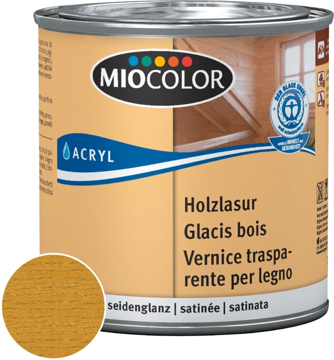 Image of Miocolor Acryl Holzlasur Eiche 375 ml bei Do it + Garden von Migros