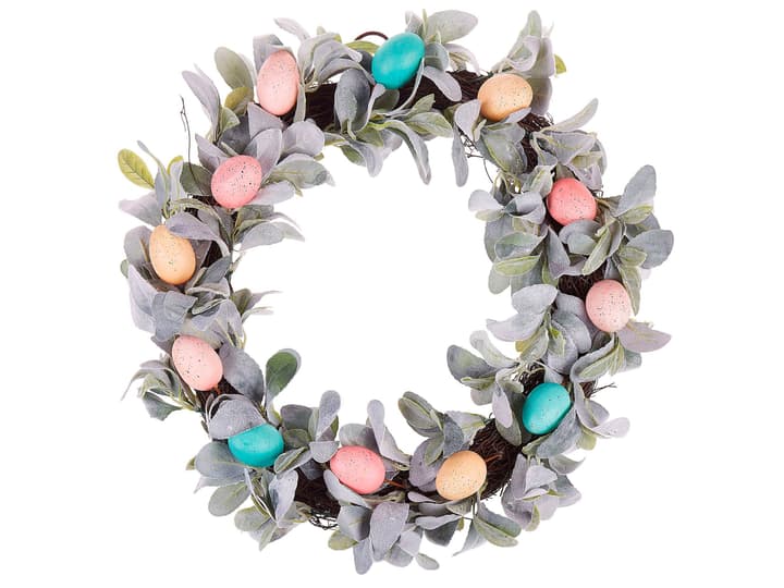 Beliani Couronne porte entrée ø 50 cm multicolore LAJARES Couronne décorative