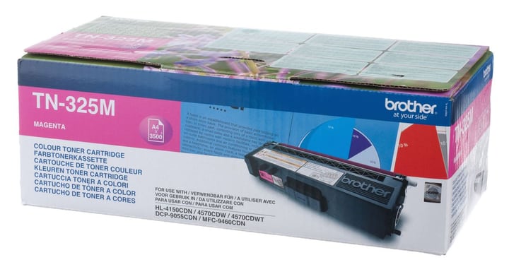 Brother TN-325M HY Toner magenta Cartuccia toner TN-325M HY Toner magenta Cartuccia toner Brother 797543800000 N. figura 1