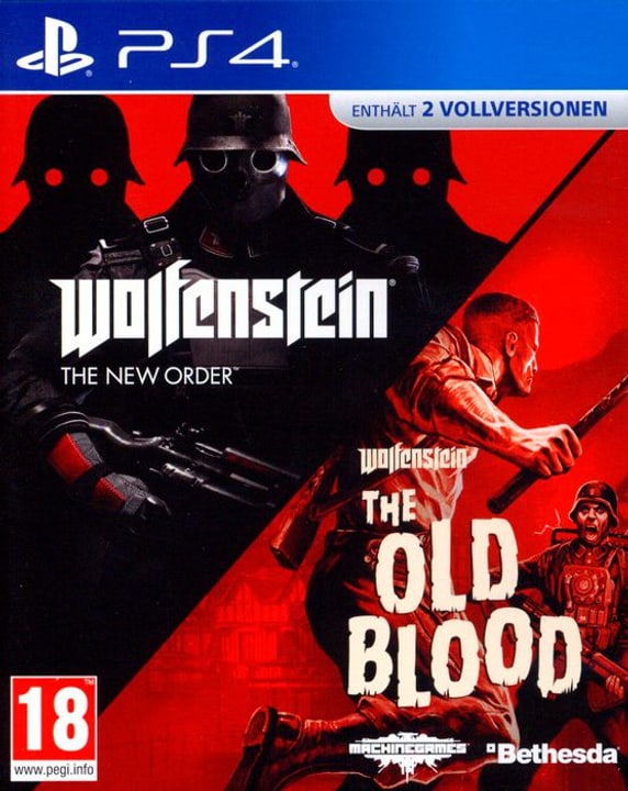 PS4 - Wolfenstein: The New Order & The Old Blood D Box PS4 - Wolfenstein: The New Order & The Old Blood D Box 785300132642 Photo no. 1