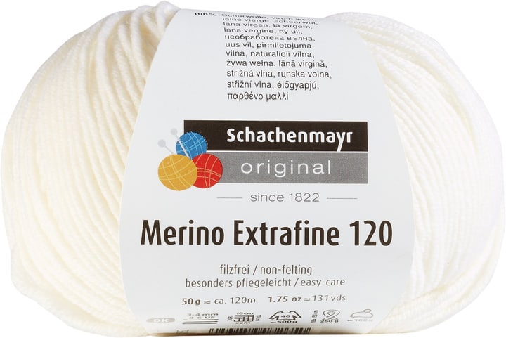 Image of Schachenmayr Wolle Merino Extrafine 120