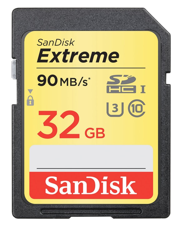SanDisk Extreme 90MB/s 32GB SDHC-Carte mémoire Extreme 90MB/s 32GB SDHC-Carte mémoire SanDisk 797962200000 Photo no. 1