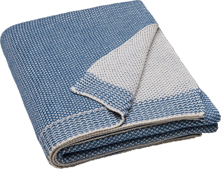 MARTINO Decke MARTINO Decke 451659643140 Farbe Blau Grösse B: 130.0 cm x H: 170.0 cm Bild Nr. 1