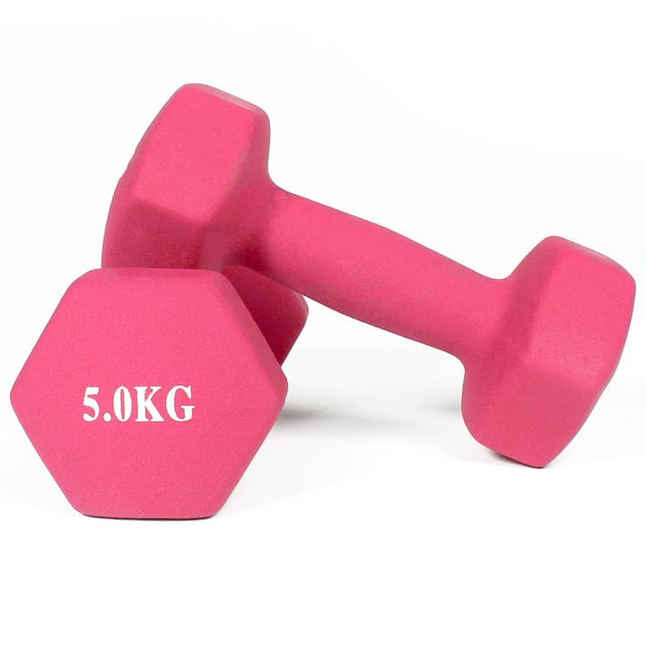 Image of GladiatorFit Hanteln mit Neoprenüberzug Bodybuilding und Fitness (2er-Set) : 2 x 5 KG Hanteln