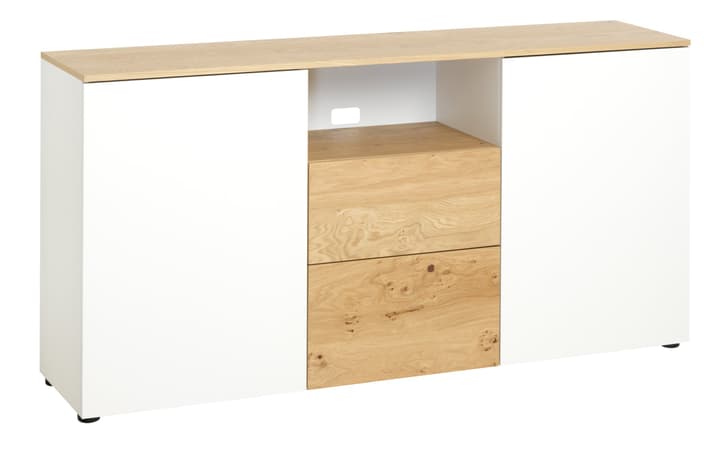 TELL Sideboard TELL Sideboard 400744300000 Dimensions L: 163.8 cm x P: 40.0 cm x H: 77.0 cm Couleur Blanc Photo no. 1