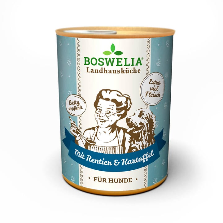 Image of Boswelia Landhausküche Hund Rentier, 0.4 kg Nassfutter