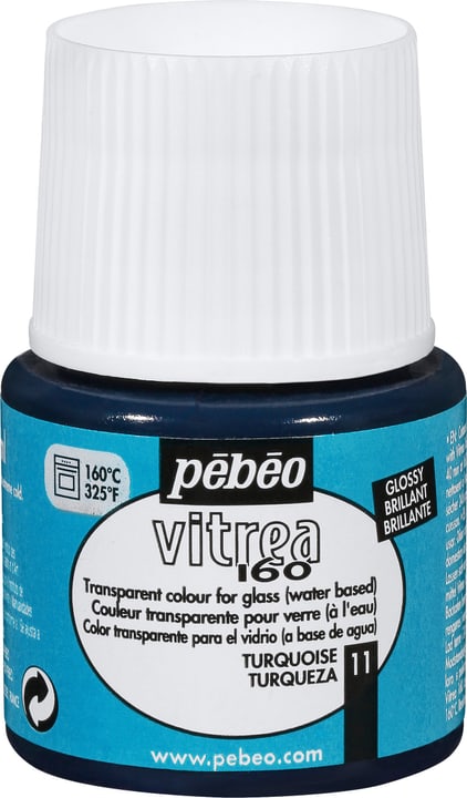 Pebeo Pébéo Vitrea 160 Brillante Pébéo Vitrea 160 Brillante Pebeo 663507311100 Colore Turchese N. figura 1