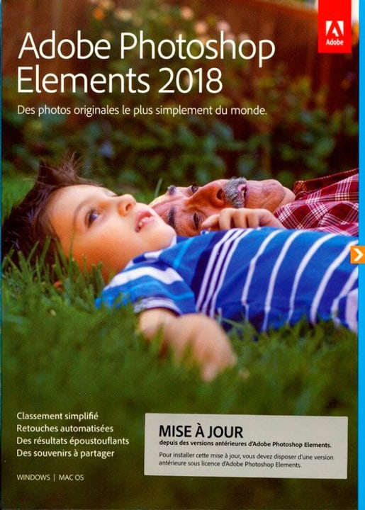 Adobe PC/Mac - Photoshop Elements 2018 Upgrade (F) Physique (Box) PC/Mac - Photoshop Elements 2018 Upgrade (F) Physique (Box) Adobe 785300130256 Photo no. 1