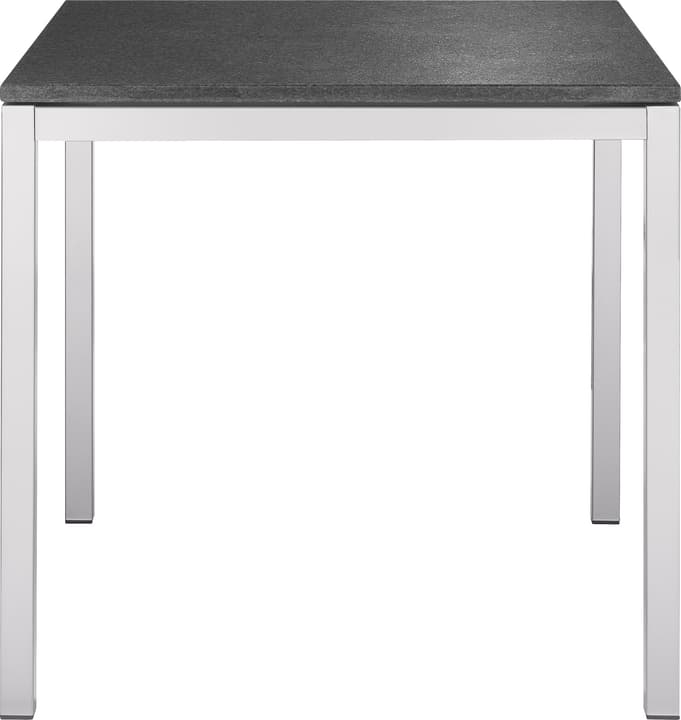 Image of M-Giardino LOCARNO, 80 cm, Gestell Polar Silber, Platte Granit Gartentisch bei Do it + Garden von Migros