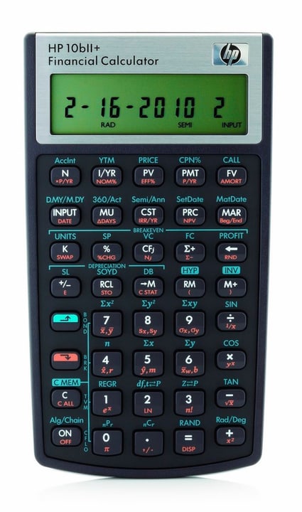 HP 10bII+ de/fr/it Calculatrice financière 10bII+ de/fr/it Calculatrice financière HP 785300125151 Photo no. 1