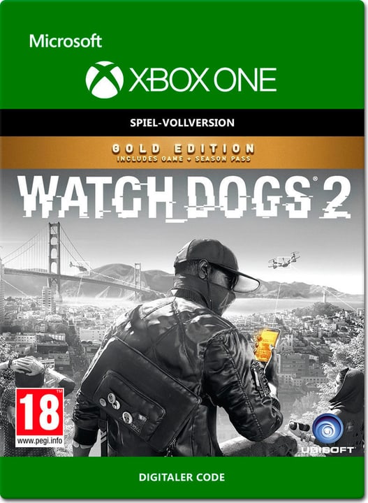 Xbox One - Watch Dogs 2 Gold Edition Download (ESD) Xbox One - Watch Dogs 2 Gold Edition Download (ESD) 785300137311 Bild Nr. 1